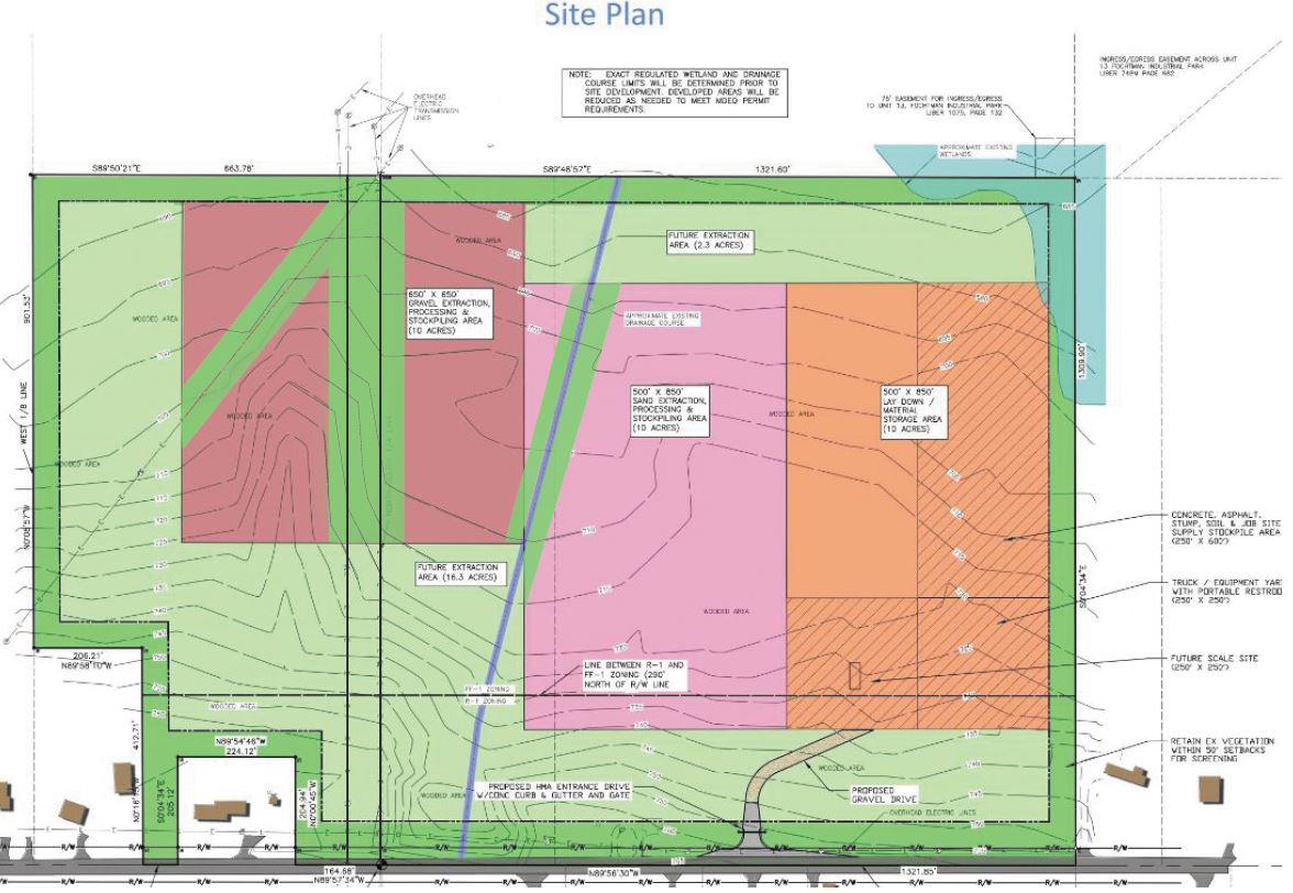 Revised site plan